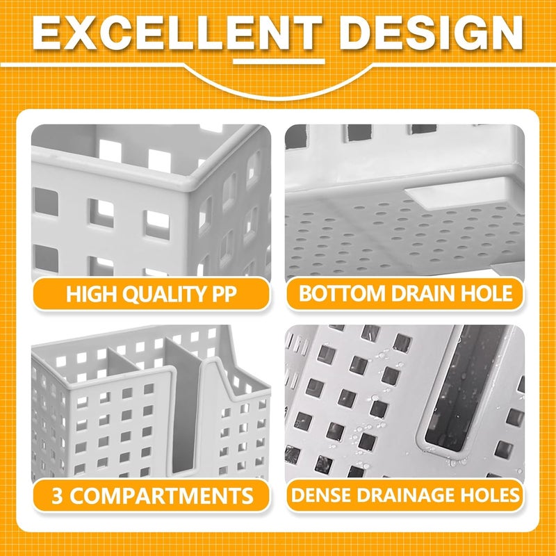 Loyzen Dishwasher Basket, Dishwasher Basket for Small ltems, Chopstick & Straw, Universal Utensil Chopstick Holder for Washing, Drying & Storing - Image 4